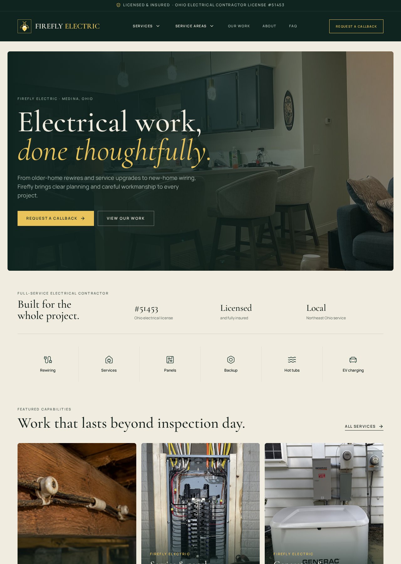 Firefly Electric website